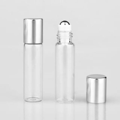 Флакон для парфюмерии "Роллон" 5 мл серебро