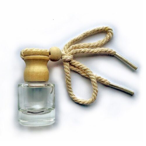 Флакон для ароматизатора в авто (автодиффузор) "Эко цилиндр в веревкой" 8мл