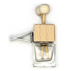 Флакон для ароматизатора в авто (автодиффузор) "Эко куб с клипсой" 8мл