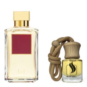 Ароматизатор для авто (автопарфюм) 8 мл c аналогом Maison Francis Kurkdjian, Baccarat Rouge 540. Товар на фото справа, слева – пример оригинального флакона.