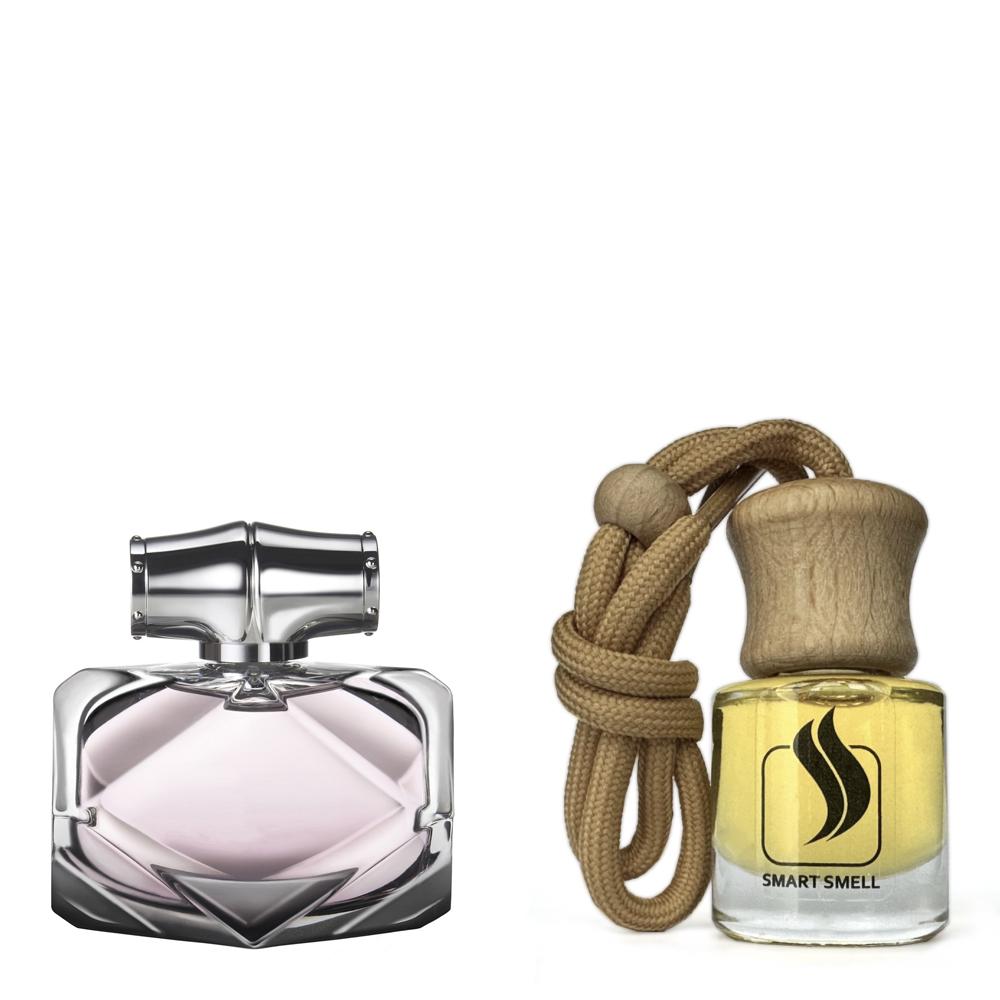Ароматизатор для авто (автопарфум) 8 мл з аналогом Gucci, Bamboo. Товар на фото праворуч, ліворуч - приклад орігінального флакону.