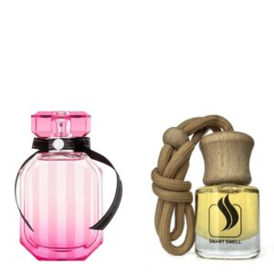 Ароматизатор для авто (автопарфюм) 8 мл c аналогом Victoria's Secret, Bombshell. Товар на фото справа, слева – пример оригинального флакона.