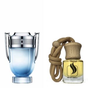 Ароматизатор для авто (автопарфум) 8 мл з аналогом Paco Rabanne, Invictus Aqua. Товар на фото праворуч, ліворуч - приклад орігінального флакону.