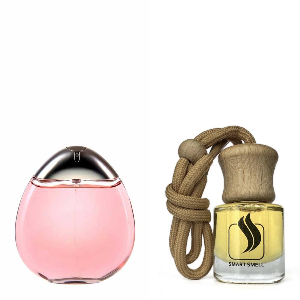 Ароматизатор для авто (автопарфюм) 8 мл c аналогом Davidoff, Echo Woman. Товар на фото справа, слева – пример оригинального флакона.