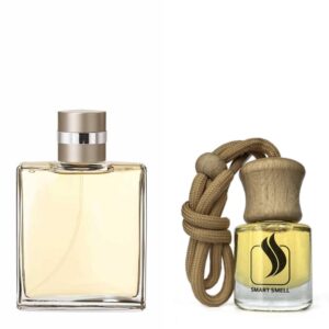 Ароматизатор для авто (автопарфюм) 8 мл c аналогом Chanel, Allure Homme. Товар на фото справа, слева – пример оригинального флакона.