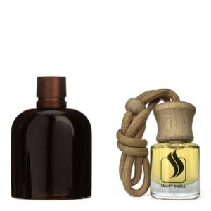 Ароматизатор для авто (автопарфум) 8 мл з аналогом Dolce&Gabbana, D&G pour Homme Intenso. Товар на фото праворуч, ліворуч - приклад орігінального флакону.