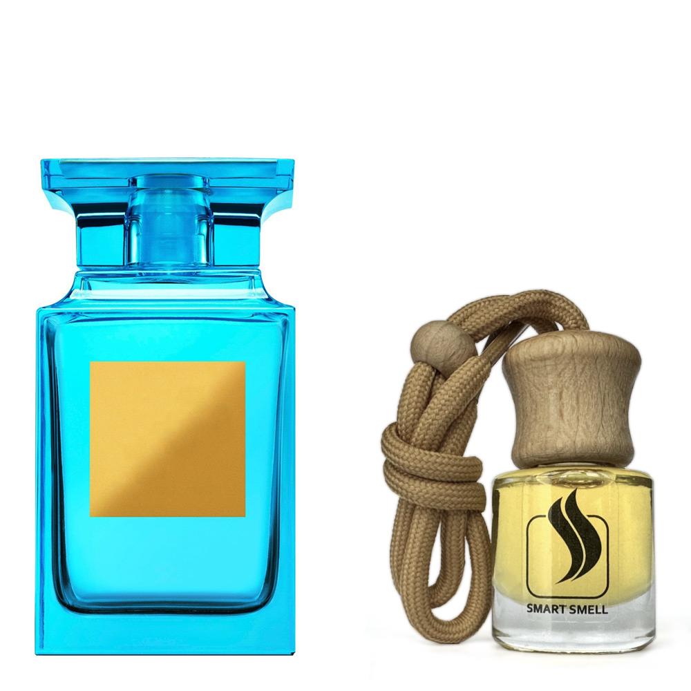 Ароматизатор для авто (автопарфум) 8 мл з аналогом Mandarino di Amalfi, Tom Ford. Товар на фото праворуч, ліворуч - приклад орігінального флакону.