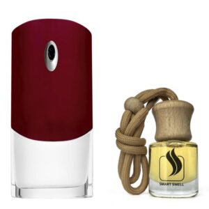 Ароматизатор для авто (автопарфум) 8 мл з аналогом Givenchy, Givenchy pour Homme. Товар на фото праворуч, ліворуч - приклад орігінального флакону.