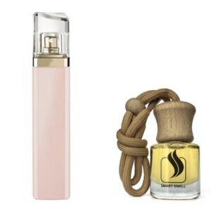 Ароматизатор для авто (автопарфюм) 8 мл c аналогом Hugo Boss, Boss Ma Vie рour Femme. Товар на фото справа, слева - пример оригинального флакона.