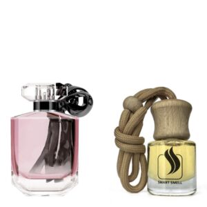 Ароматизатор для авто (автопарфюм) 8 мл c аналогом Victoria's Secret, Eau So Sexy. Товар на фото справа, слева - пример оригинального флакона.