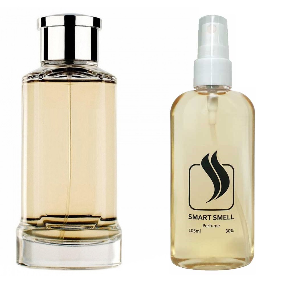 Духи в пластике 105 мл c аналогом Hugo Boss, Baldessarini. Товар на фото справа, слева – пример оригинального флакона.