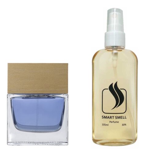 Духи в пластике 105 мл c аналогом Gucci, Gucci Pour Homme II. Товар на фото справа, слева – пример оригинального флакона.