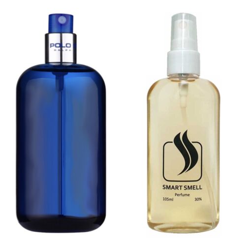Духи в пластике 105 мл c аналогом Ralph Lauren, Polo Sport. Товар на фото справа, слева – пример оригинального флакона.