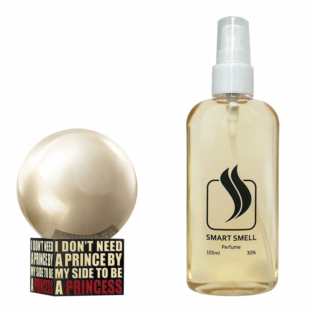 Духи у пластику 105 мл з аналогом Kilian, Princess Rose de Mai. Товар на фото праворуч, ліворуч - приклад орігінального флакону.