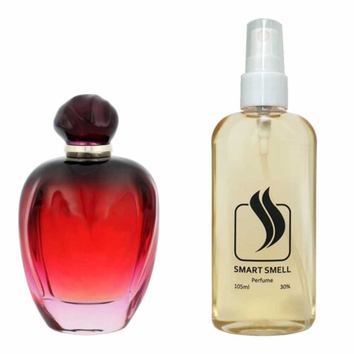 Духи в пластике 105 мл c аналогом Christian Dior, Hypnotic Poison Eau Secrete. Товар на фото справа, слева – пример оригинального флакона.