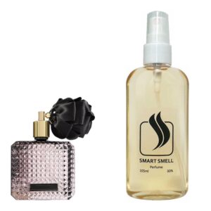 Духи у пластику 105 мл з аналогом Victoria's Secret, Scandalous. Товар на фото праворуч, ліворуч - приклад орігінального флакону.