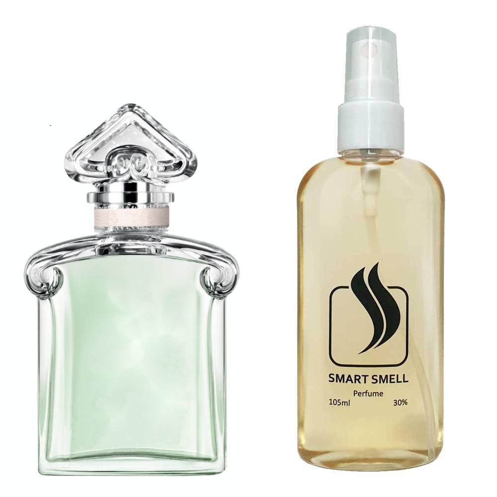 Духи в пластике 105 мл c аналогом Guerlain, La Petite Robe Noire Eau Fraiche. Товар на фото справа, слева - пример оригинального флакона.