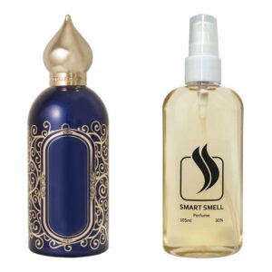 Духи в пластике 105 мл c аналогом Attar Collection, Azora. Товар на фото справа, слева - пример оригинального флакона.