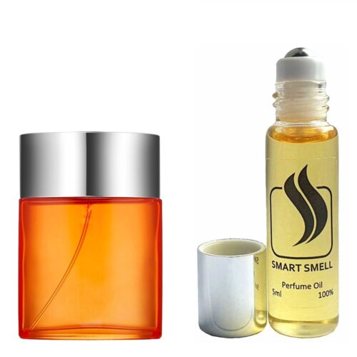 Масляные духи 5 мл c аналогом Clinique, Happy for Men. Товар на фото справа, слева – пример оригинального флакона.