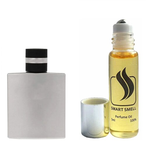 Масляные духи 5 мл c аналогом Chanel, Allure Homme Sport. Товар на фото справа, слева – пример оригинального флакона.