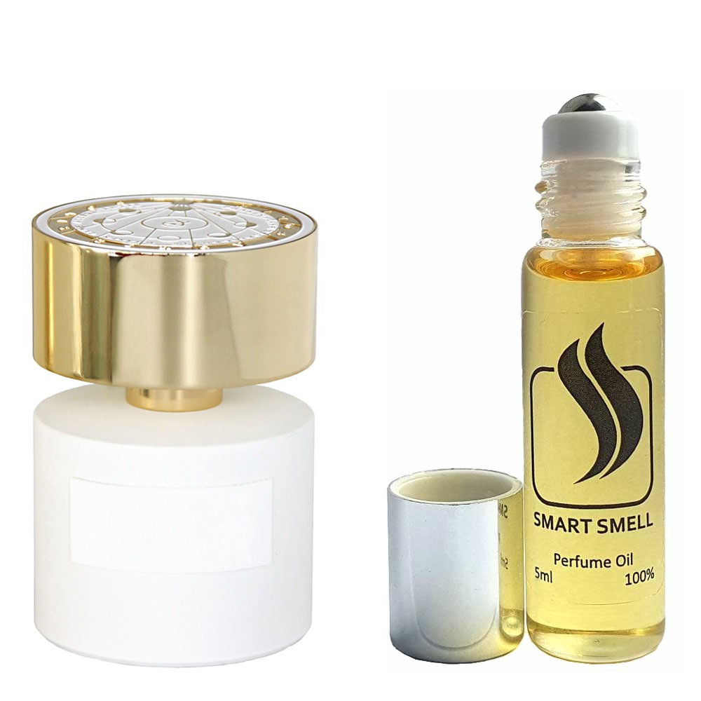 Масляні духи 5 мл з аналогом Tiziana Terenzi, Andromeda. Товар на фото праворуч, ліворуч - приклад орігінального флакону.