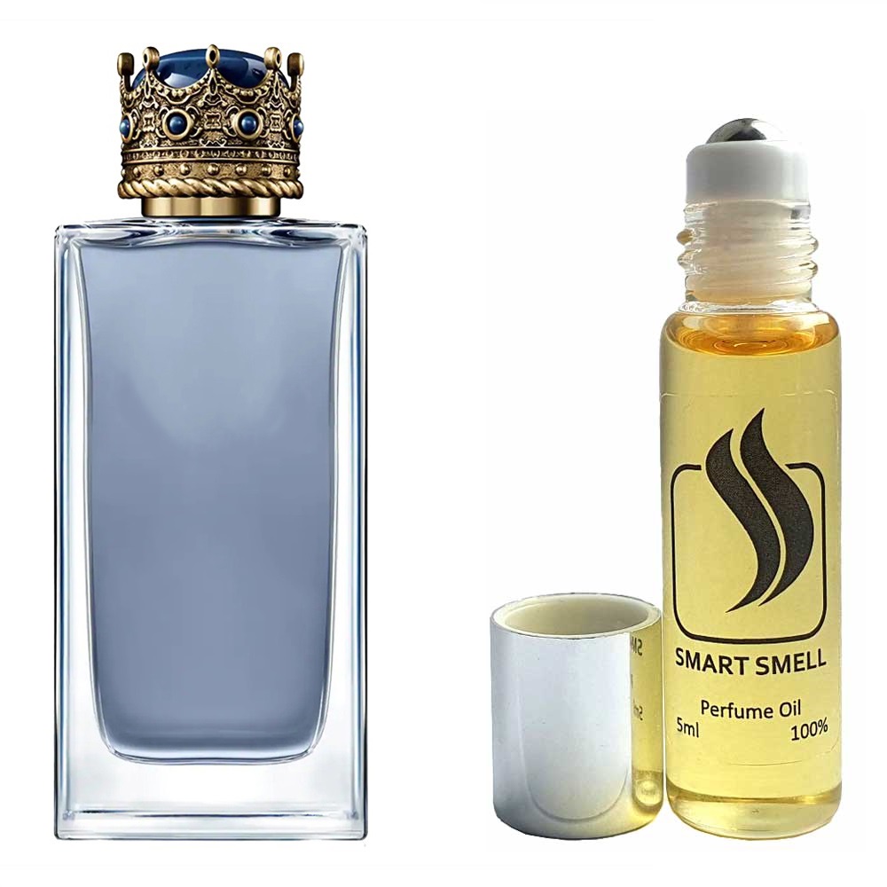 Масляні духи 5 мл з аналогом Dolce&Gabbana, K by Dolce&Gabbana. Товар на фото праворуч, ліворуч - приклад орігінального флакону.