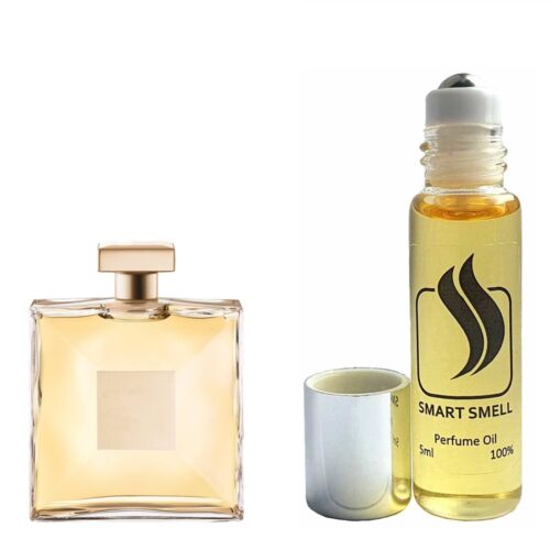 Масляные духи 5 мл c аналогом Chanel, Gabrielle. Товар на фото справа, слева – пример оригинального флакона.