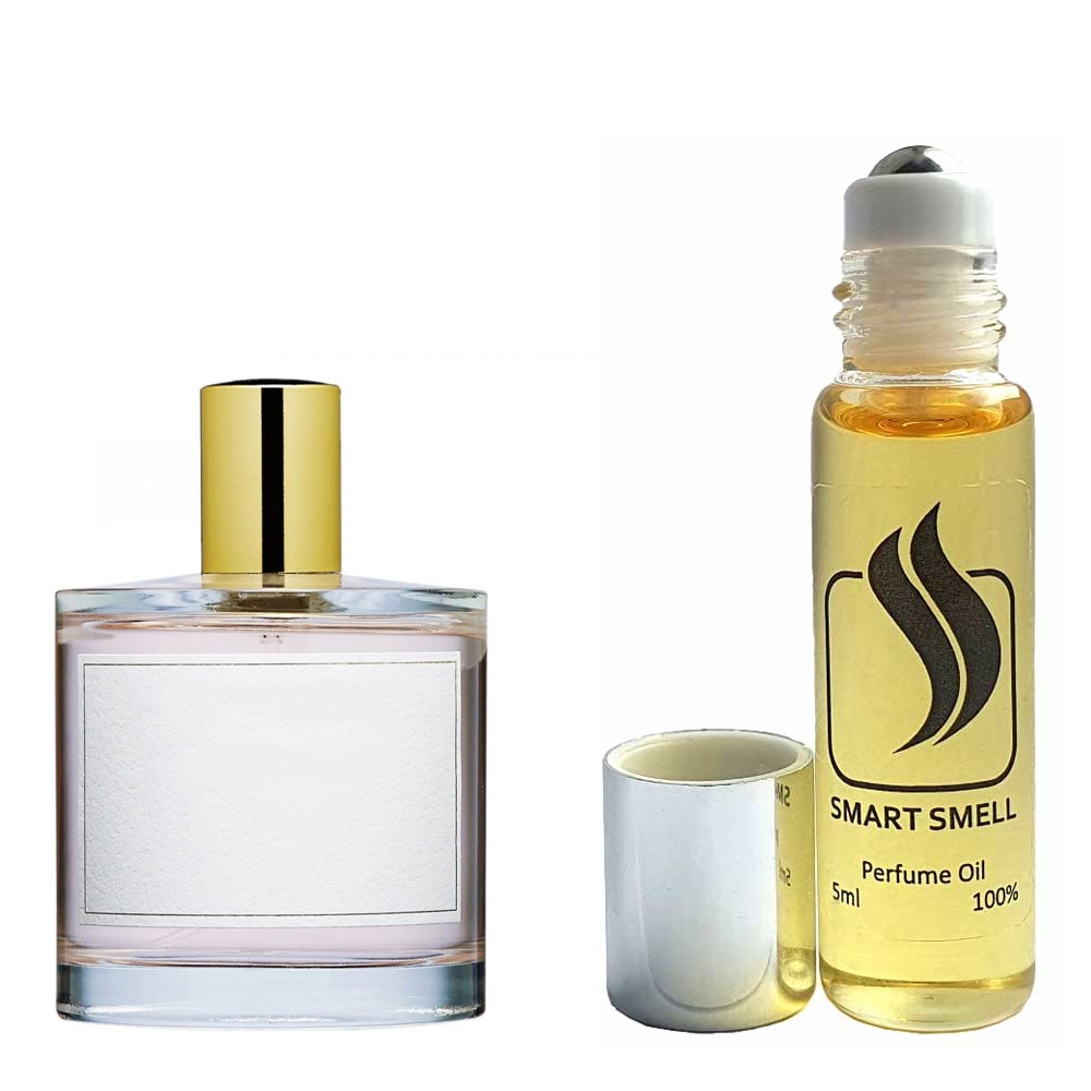 Масляные духи 5 мл c аналогом Zarkoperfume, Pink Molecule 090.09. Товар на фото справа, слева – пример оригинального флакона.