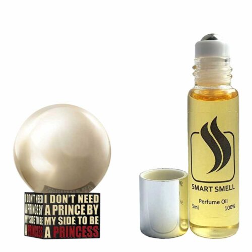 Масляні духи 5 мл з аналогом Kilian, Princess Rose de Mai. Товар на фото праворуч, ліворуч - приклад орігінального флакону.