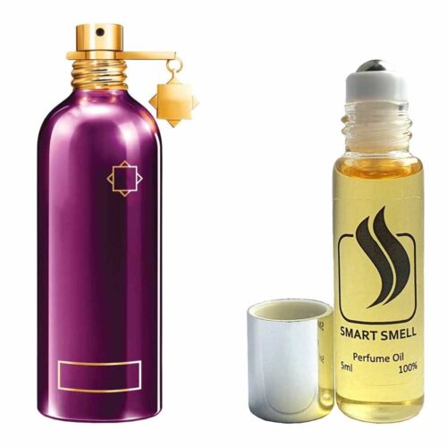 Масляні духи 5 мл з аналогом Montale, Intence Cafe. Товар на фото праворуч, ліворуч - приклад орігінального флакону.