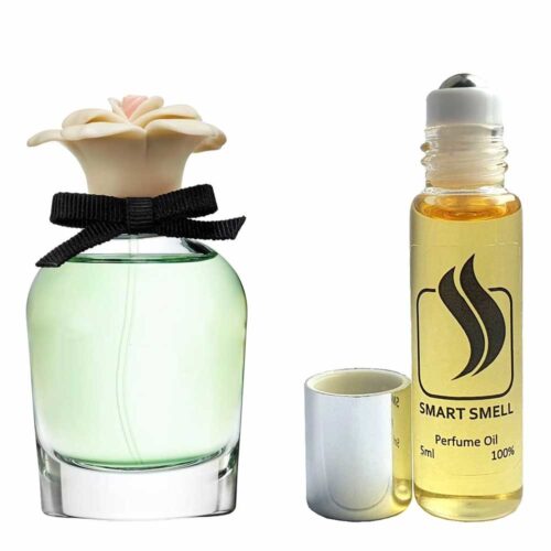 Масляные духи 5 мл c аналогом Dolce&Gabbana, Dolce. Товар на фото справа, слева – пример оригинального флакона.