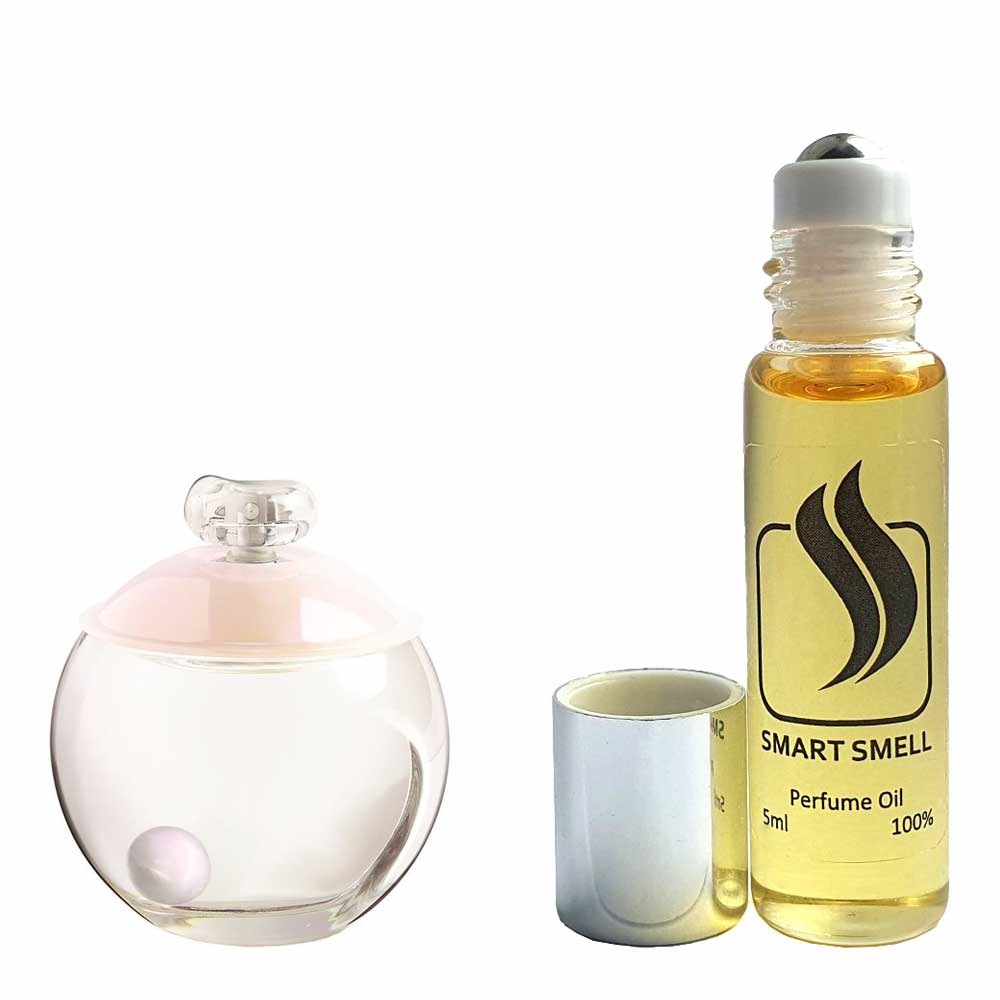 Масляні духи 5 мл з аналогом Cacharel, Noa. Товар на фото праворуч, ліворуч - приклад орігінального флакону.