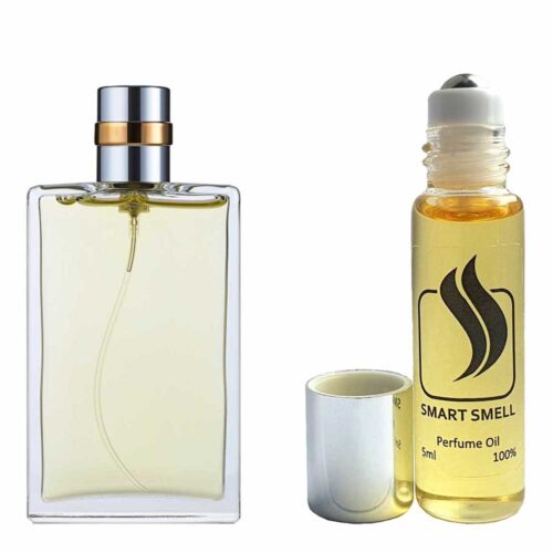 Масляні духи 5 мл з аналогом Chanel, Allure. Товар на фото праворуч, ліворуч - приклад орігінального флакону.