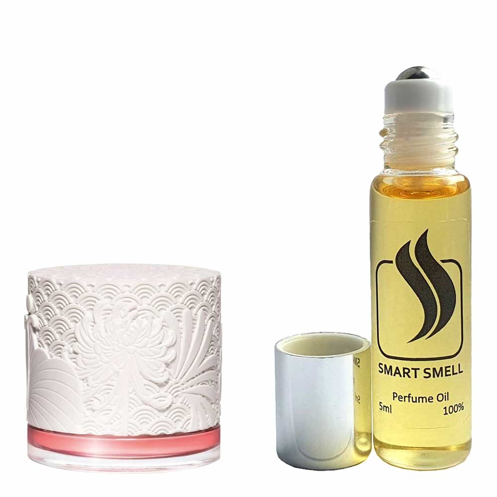 Масляні духи 5 мл з аналогом Cacharel, Scarlett. Товар на фото праворуч, ліворуч - приклад орігінального флакону.