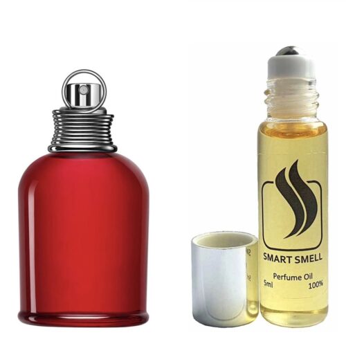 Масляные духи 5 мл c аналогом Cacharel, Amor Amor. Товар на фото справа, слева - пример оригинального флакона.