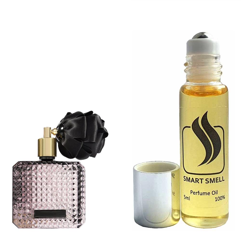 Масляні духи 5 мл з аналогом Victoria's Secret, Scandalous. Товар на фото праворуч, ліворуч - приклад орігінального флакону.