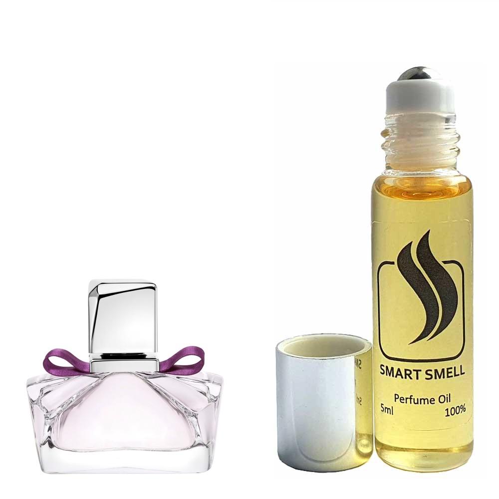 Масляные духи 5 мл c аналогом Lanvin, Marry Me. Товар на фото справа, слева - пример оригинального флакона.