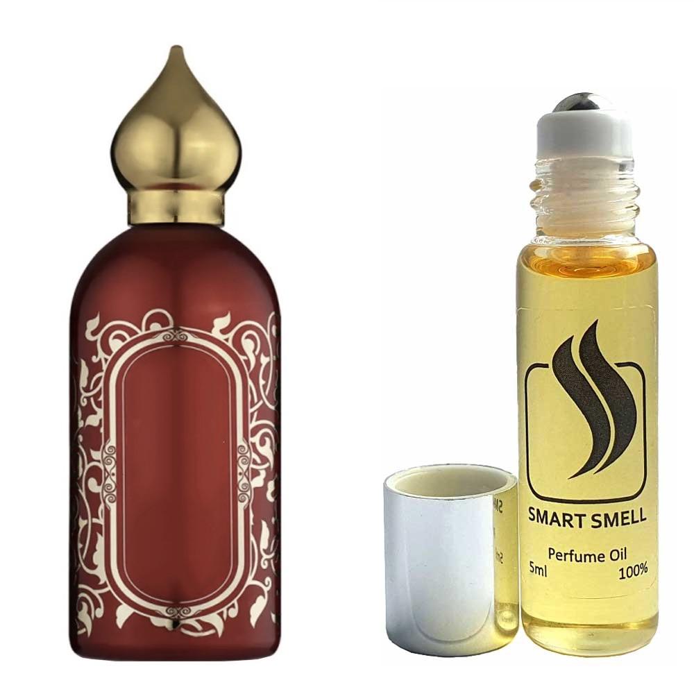 Масляные духи 5 мл c аналогом Attar Collection, Hayati. Товар на фото справа, слева - пример оригинального флакона.