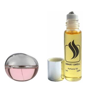 Масляные духи 5 мл c аналогом Donna Karan, DKNY Be Delicious Fresh Blossom. Товар на фото справа, слева - пример оригинального флакона.