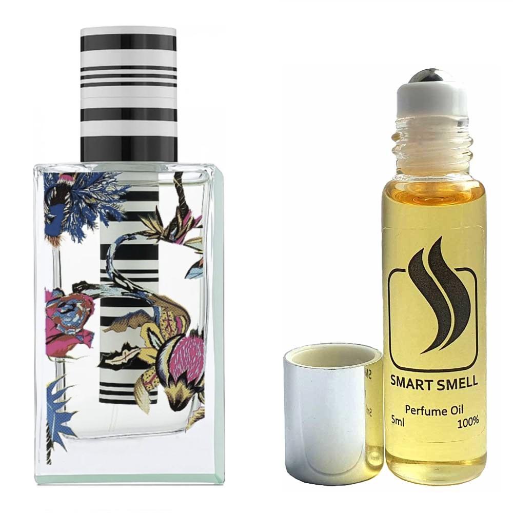 Масляні духи 5 мл з аналогом Balenciaga, Rosabotanica. Товар на фото праворуч, ліворуч - приклад орігінального флакону.