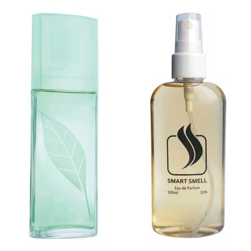 Парфюмерная вода 105 мл c аналогом Elizabeth Arden, Green Tea. Товар на фото справа, слева – пример оригинального флакона.