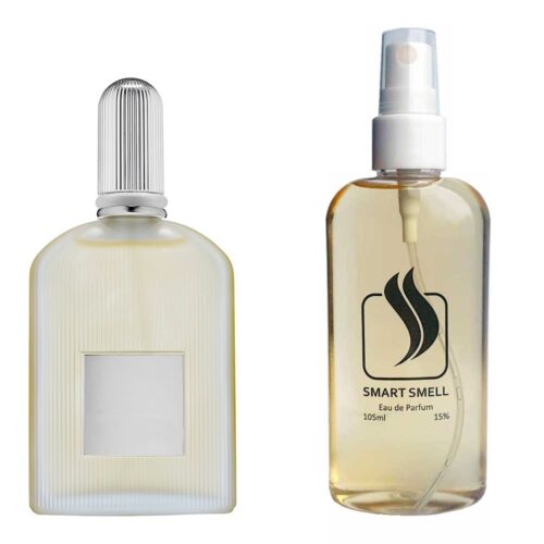 Парфюмерная вода 105 мл c аналогом Tom Ford, Grey Vetiver. Товар на фото справа, слева – пример оригинального флакона.