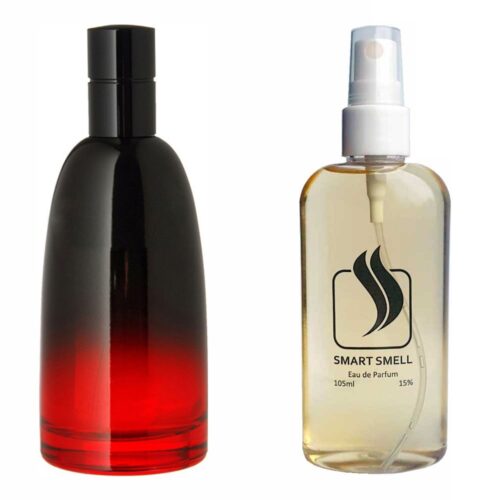 Парфюмерная вода 105 мл c аналогом Christian Dior, Fahrenheit Absolute. Товар на фото справа, слева – пример оригинального флакона.