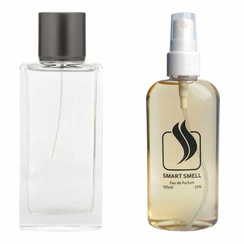 Парфюмерная вода 105 мл c аналогом Abercrombie & Fitch, Fierce Confidence. Товар на фото справа, слева – пример оригинального флакона.