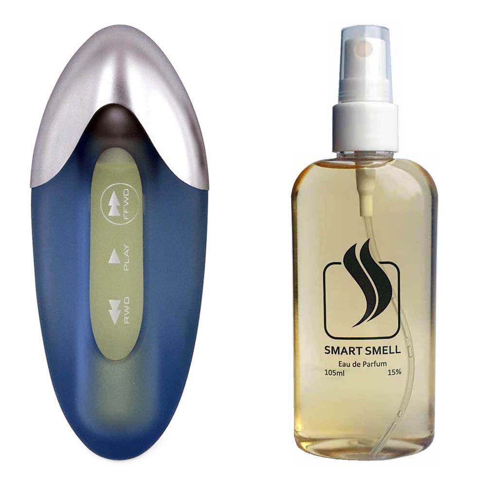 Парфумерна вода 105 мл з аналогом Oblique Play, Givenchy. Товар на фото праворуч, ліворуч - приклад орігінального флакону.