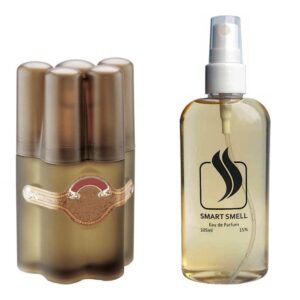 Парфюмерная вода 105 мл c аналогом Remy Latour, Cigar. Товар на фото справа, слева - пример оригинального флакона.