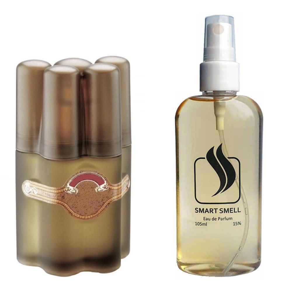 Парфюмерная вода 105 мл c аналогом Remy Latour, Cigar. Товар на фото справа, слева - пример оригинального флакона.