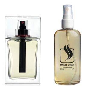 Парфюмерная вода 105 мл c аналогом Christian Dior, Dior Homme Sport. Товар на фото справа, слева - пример оригинального флакона.