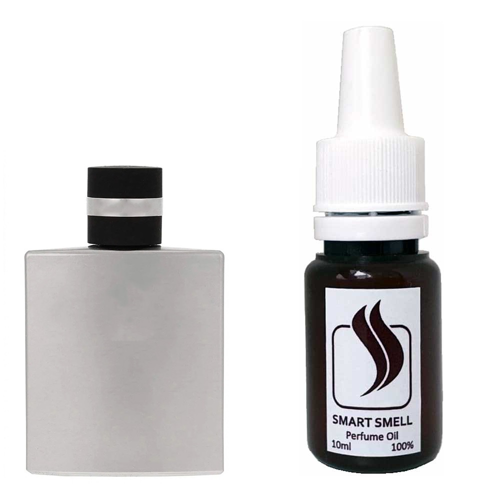 Парфумерна віддушка 10 мл з аналогом Chanel, Allure Homme Sport. Товар на фото праворуч, ліворуч - приклад орігінального флакону.