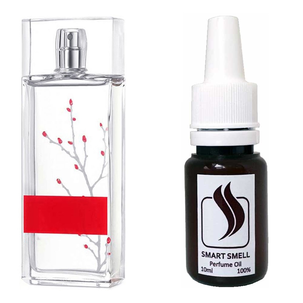 Парфюмерная отдушка 10 мл c аналогом Armand Basi, In Red. Товар на фото справа, слева – пример оригинального флакона.